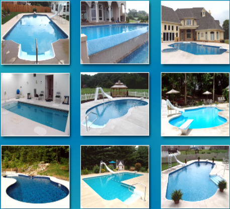 What are standard in-ground pool sizes?