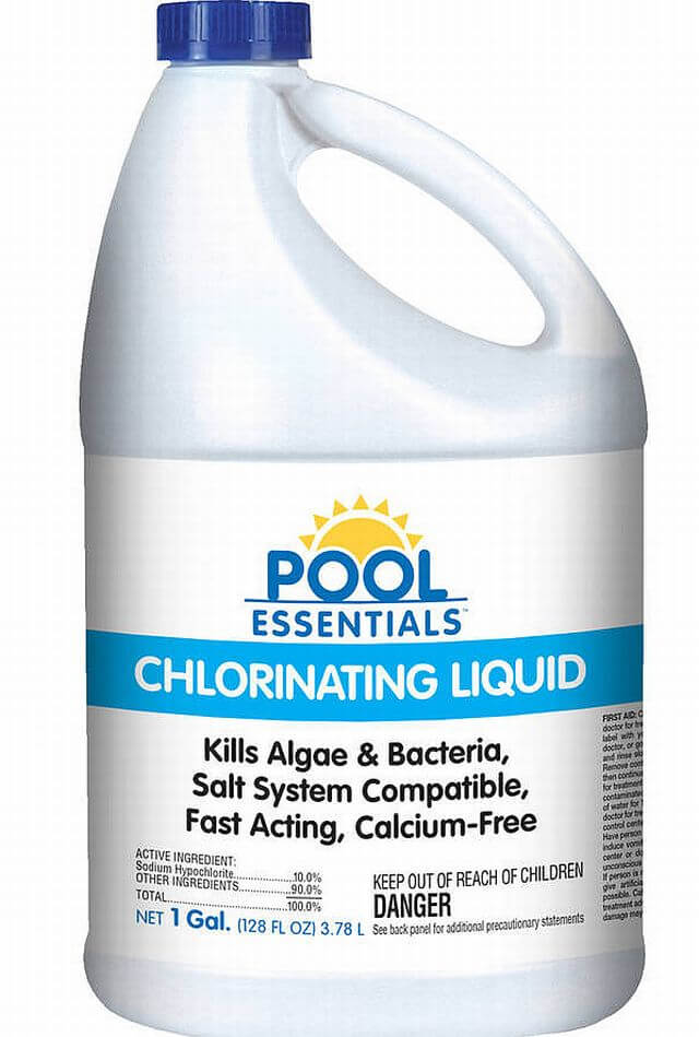 sodium hypochlorite swimming pool