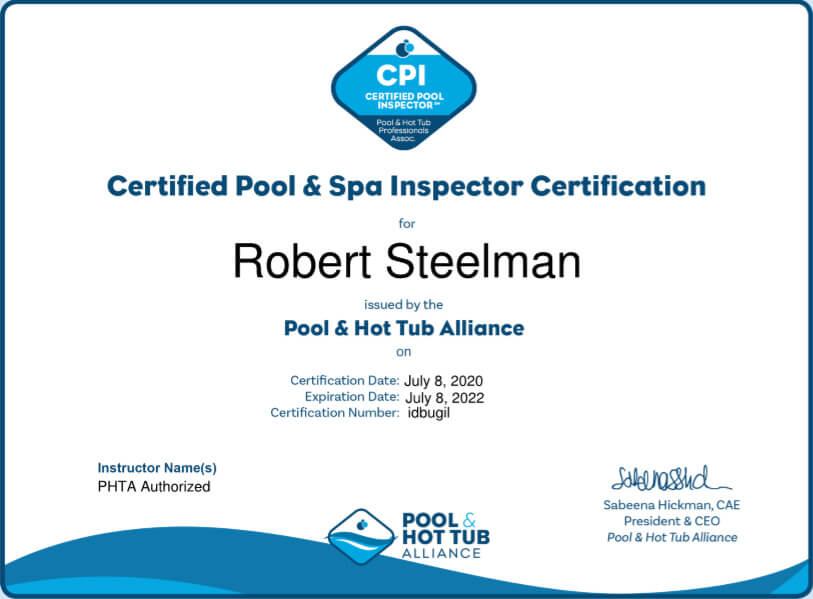 pool inspection pro