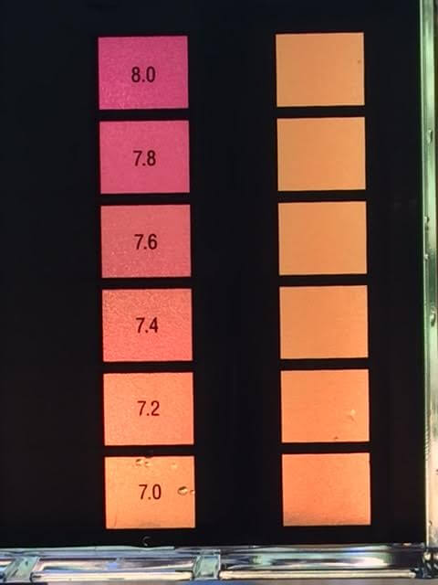 Pool Ph Scale Chart