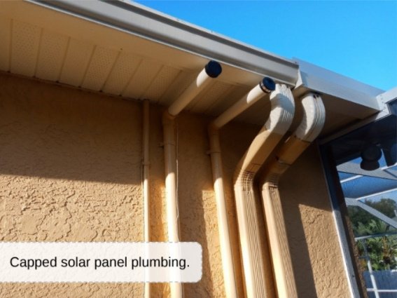 pool solar plumbing